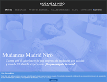 Tablet Screenshot of mudanzasniro.com